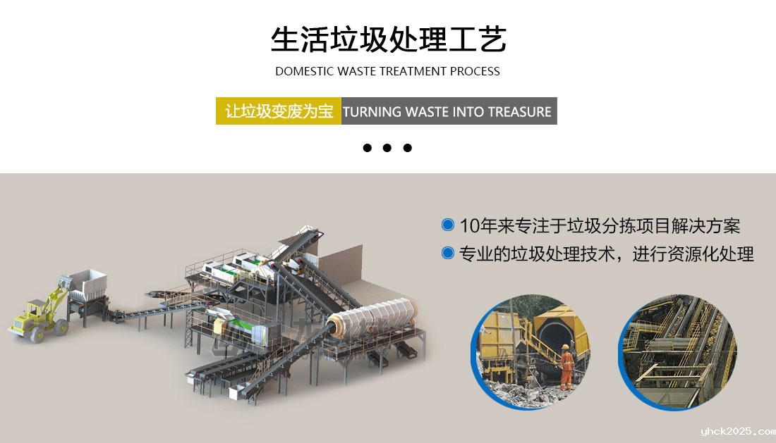 生活垃圾分拣处理设备工艺 生活垃圾分拣处理设备工艺