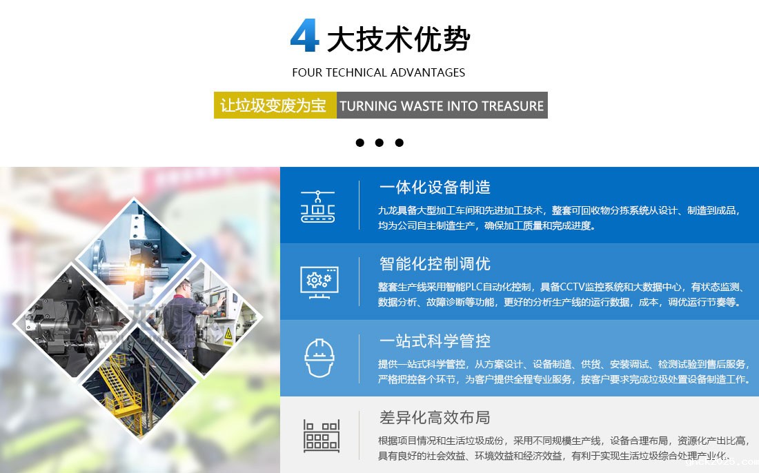 生活垃圾分拣处理设备优势 生活垃圾分拣处理设备优势